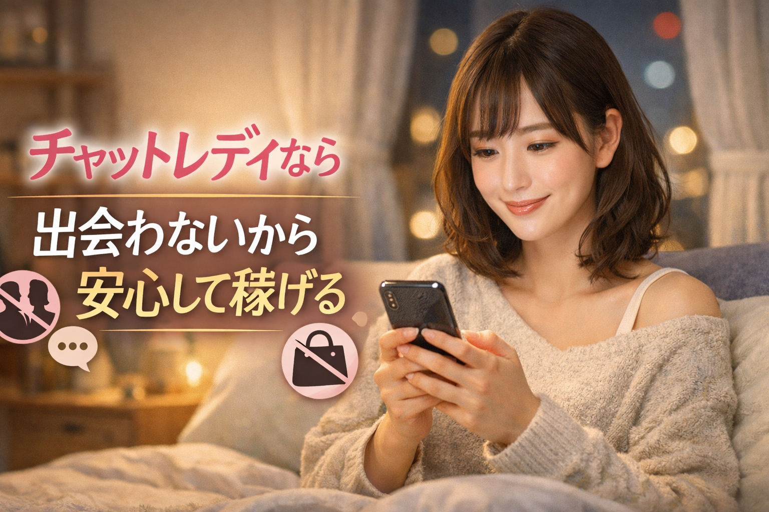 大人の関係や割り切りで稼ぐのは危険がいっぱいだからこそ在宅チャットレディで稼ぐ